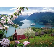 Ravensburger Puzzle Pomladna pokrajina 500 kosov
