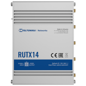 Teltonika RUTX14 wireless router Gigabit Ethernet Dual-band (2.4 GHz / 5 GHz) 4G LTE CAT12 Grey