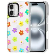 Ovitek MOSNOVO za iPhone 16 -Smile Flower