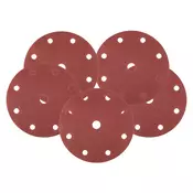Brusilni kolut 150 mm, P100, 5 kosov, z 9 luknjami za 04-721 08-993