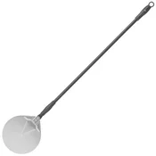 Hendi Lopata za pico s premičnim ročajem, okrogla, nerjaveče jeklo, premer 230 mm, dolžina 1200 mm - 617182