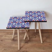 Hanah Home Set klub stocica 2Shp224, 2 komada, Plavi