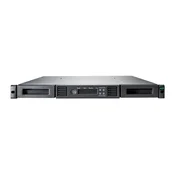 HPE Storage MSL 1/8 avtomatski nalagalnik trakov z 1x MSL LTO-8 pogonom (Fibre Channel) in 5x LTO-8 30 TB podatkovnimi kasetami.