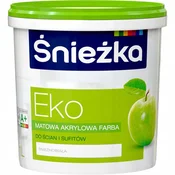 shumee Śnieżka EKO bela hipoalergena akrilna barva za stene in strope 1L