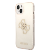 GUESS GUHCP14MPCUGL4GGO ovitek za iPhone 14 Plus 6.7 - prozoren z zlatimi bleščicami