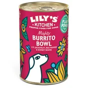 Lilys Kitchen Mighty Burrito Bowl Adult - kruhovec, rdeča paprika, fižol - 400 g 6 x 400 g