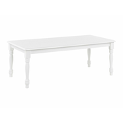 Klubska mizica Berwyn 958 Bela, 45x60x120cm, MDF plošča, Kotna