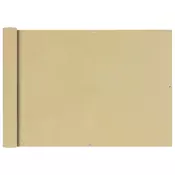 vidaXL Balkonsko Platno Oksford Tekstil 75x600 cm Bež
