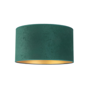 Duolla - Plafonska lampa ROLLER 1xE27/15W/230V precnik 40 cm tamno zelena/zlatna