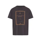Funky Buddha Majica čokolada/umbra/mokka/svetlo rumena