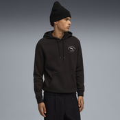 Mens Puma Class Graphic Hoodie, Black, Size L, Clothing