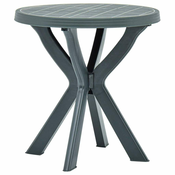Bistro stol zeleni O 70 cm plasticni