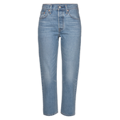 LEVIS Kavbojke 501 Crop, modra