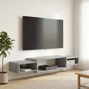 TV ormar za montažu na zid Zidna montaža Siva Sonoma