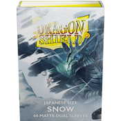 Dragon Shield 60 Japanese Dual Sleeves - Snow Matte