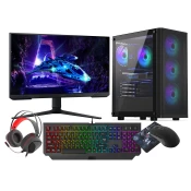 VIST VIST Gaming Set Ryzen 7 5700X RTX 5060 32GB SSD 1TB W11 WIFI LCD 24, (5000009608)