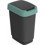 eoshop Koš za smeti TWIST 10L - kremno zelen