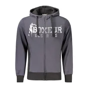 Boxeur Des Rues muški sivi zip sweatshirt