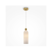 Maytoni MOD302PL-01W - Luster na sajli ANTIC 1xE14/40W/230V zlatna/bela