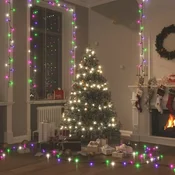 Vidaxl LED veriga s 400 LED lučkami pastelna pisana 40 m PVC