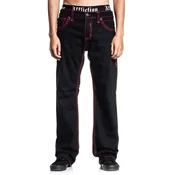 Moške hlače AFFLICTION - COOPER - BLACK- REG BLACK - 110BC306R-BK