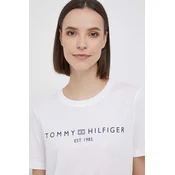 Tommy Hilfiger Majica Logo WW0WW40276 Bela Regular Fit