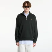 Mikina FRED PERRY Half Zip Sweatshirt Black M