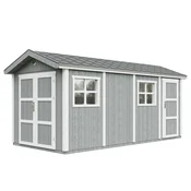 Timbela Vrtna hišica vrhunske kakovosti 11,47 m2 - V252x250x530 cm - s tlemi in bitumenskimi ploščicami - TIMBELA M915C-CAVERN STEEL, (5000117181)