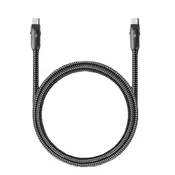 Kabel ttec – ExtremeCable Hip, USB-C/USB-C, 60W, sivi
