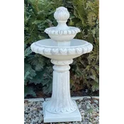 Casa Padrino Baroque Fountain White/Gray A� 51 x H. 91 cm