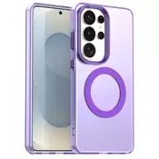 Hibridni ovitek Techsuit CandyCase MagSafe za Samsung Galaxy S26 Ultra - purple