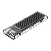 Orico Ohišje za disk TCM2-C3 M.2 NVME na USB-C 10 Gb/s – črno-prozorno