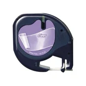 DYMO Dymo Letratag 12267 združljiv trak - 12 mm x 4 metre črn/prozoren S0721530, (21405739)