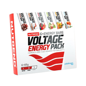 Nutrend Voltage Energy Bar Pack 6 x 65 g, mešanica okusov