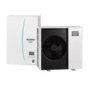 MITSUBISHI ECODAN PUZ-SWM140YAA/ERSF-YM9E 14kW split toplotna črpalka brez bojlerja z montažo - Mitsubishi