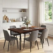 vidaXL Pravokotna miza 90 x 80 x 3,2 cm Pravokotna Masiven les akacije