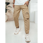 Spodnie męskie cargo khaki Dstreet