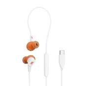 JBL žične ušesne slušalke z mikrofonom Endurance Run 3C USB-C, črna/siva