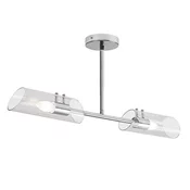 Rabalux Plafonjera Teodoro, E14 2x12W, Hrom