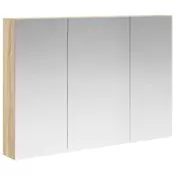 vidaXL Kopalniška ogledalna omara Sonoma hrast 100 x 14,5 x 70 cm