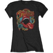The Rolling Stones Retro 70s Vibe Black M Ženske Majica