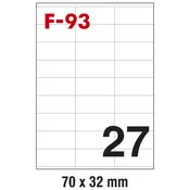 ETIKETE ILK 70X32MM PK100L FORNAX F-93