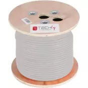 Techly ITP-C6A-FLS305 Kabel UTP Cat6A SFTP 305m 100% CU Siva