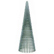 Vidaxl LED božično drevesce EKENAS 470 cm 1504 LED Hladno bela Jeklo
