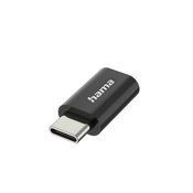 HAMA USB OTG adapter, USB-C utikač - mikro-USB utikač, USB 2.0, 480 Mbit/s
