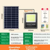 Intelamp Solarni reflektor, 1000lm