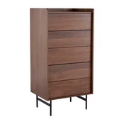 Komoda v orehovem dekorju v temni naravni barvi 60x118,5x45 cm Örgryte – Jotex