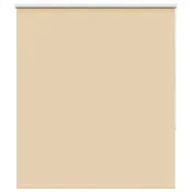 Vidaxl Rolo zatemnjena bež 125x130cm tkanina širina 121,6cm poliester