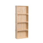 AtmoWood Poličnik iz zabojev 156 x 60 x 24 cm