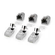 NEDIS RJ45 CAT7 Mrežni Konektori | Muški | Metalni | Kapice | 10 komada